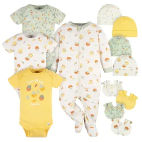 12-Piece Baby Girl Acorns Layette Set