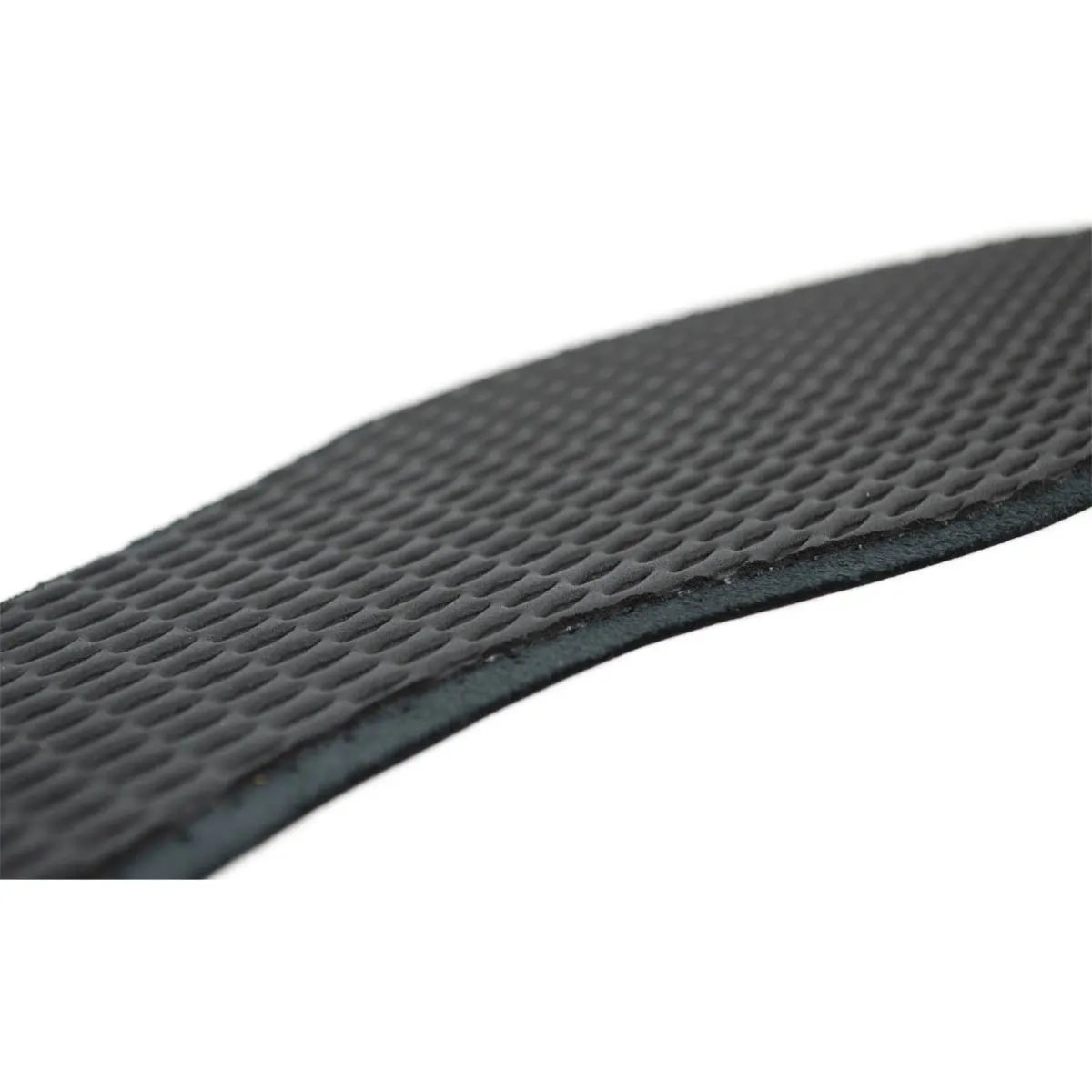 Black Leather Insoles - Classic Round Toe Fit