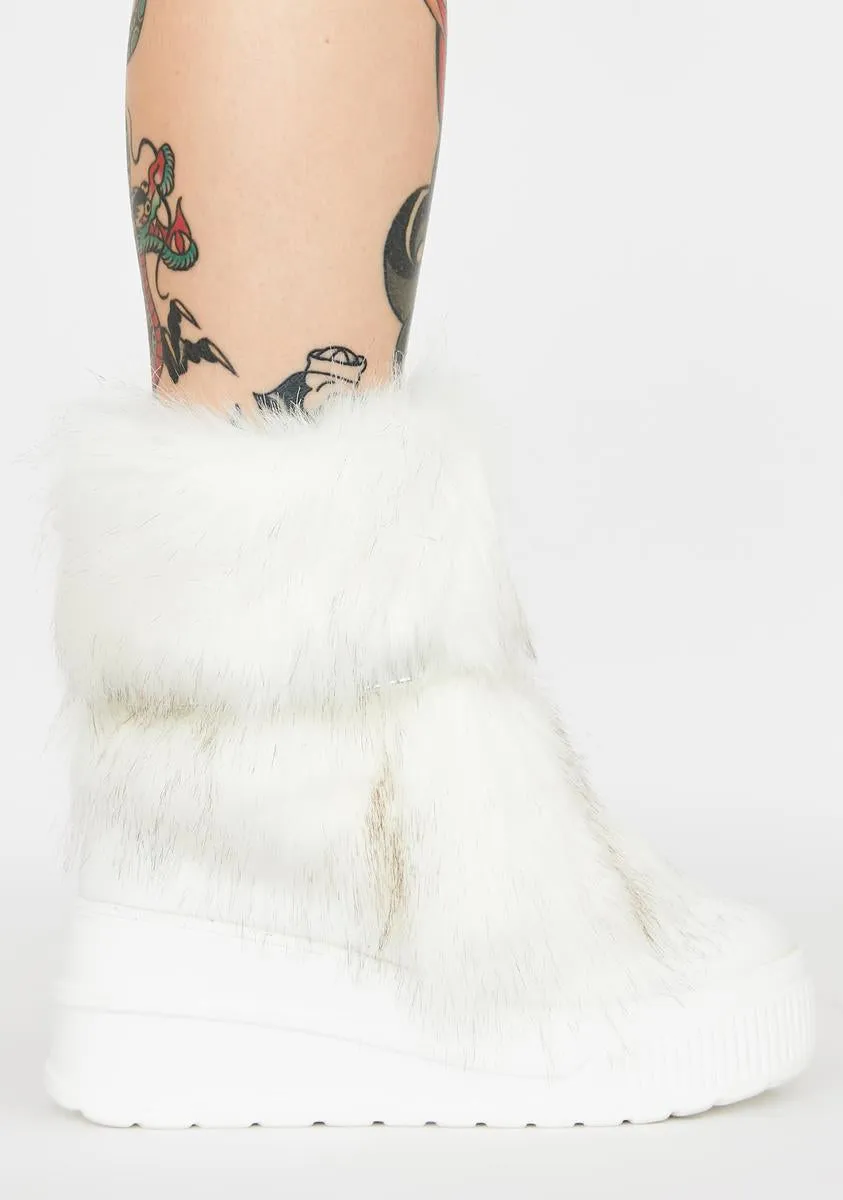 Abominable Baddie Faux Fur Boots