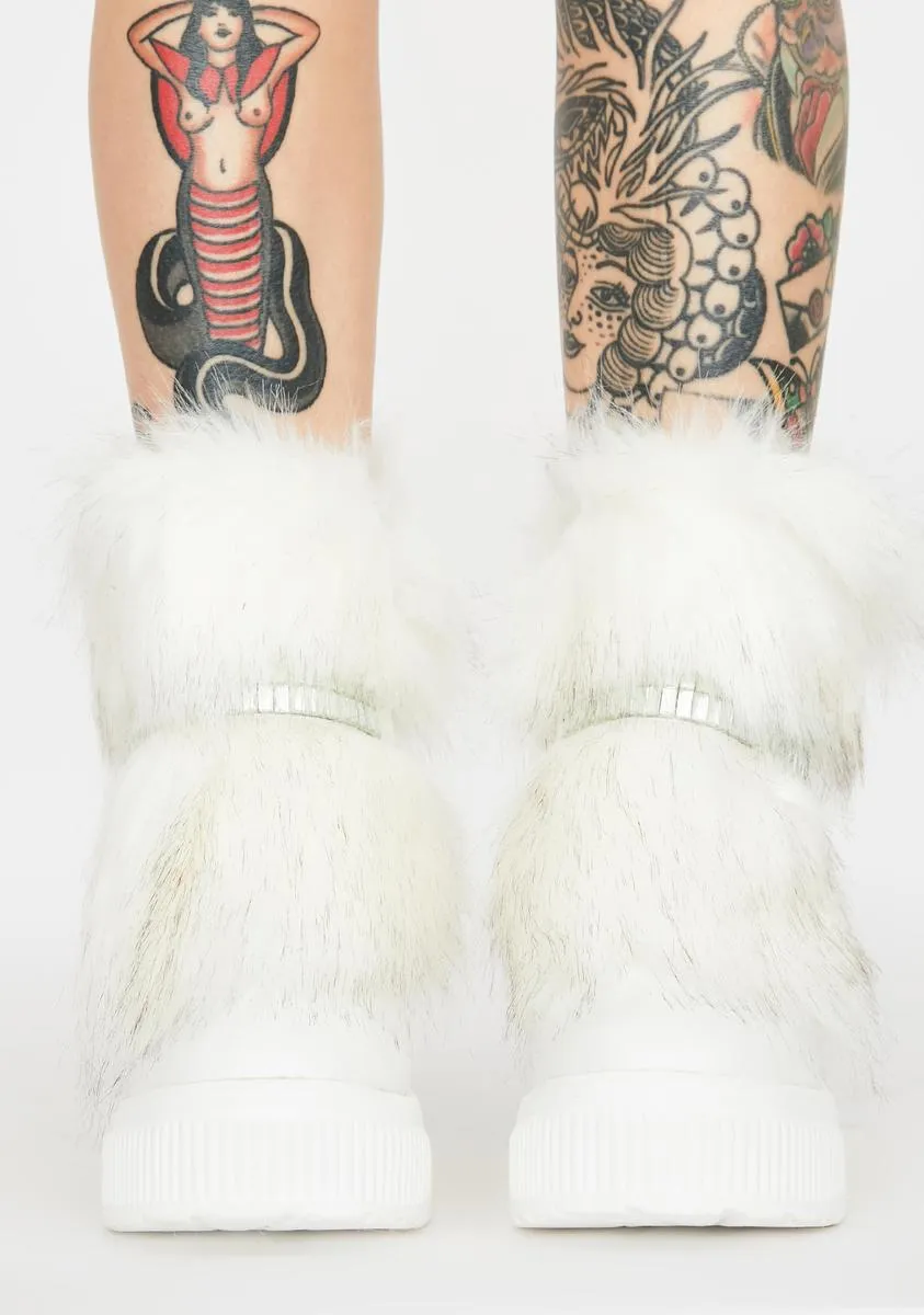 Abominable Baddie Faux Fur Boots