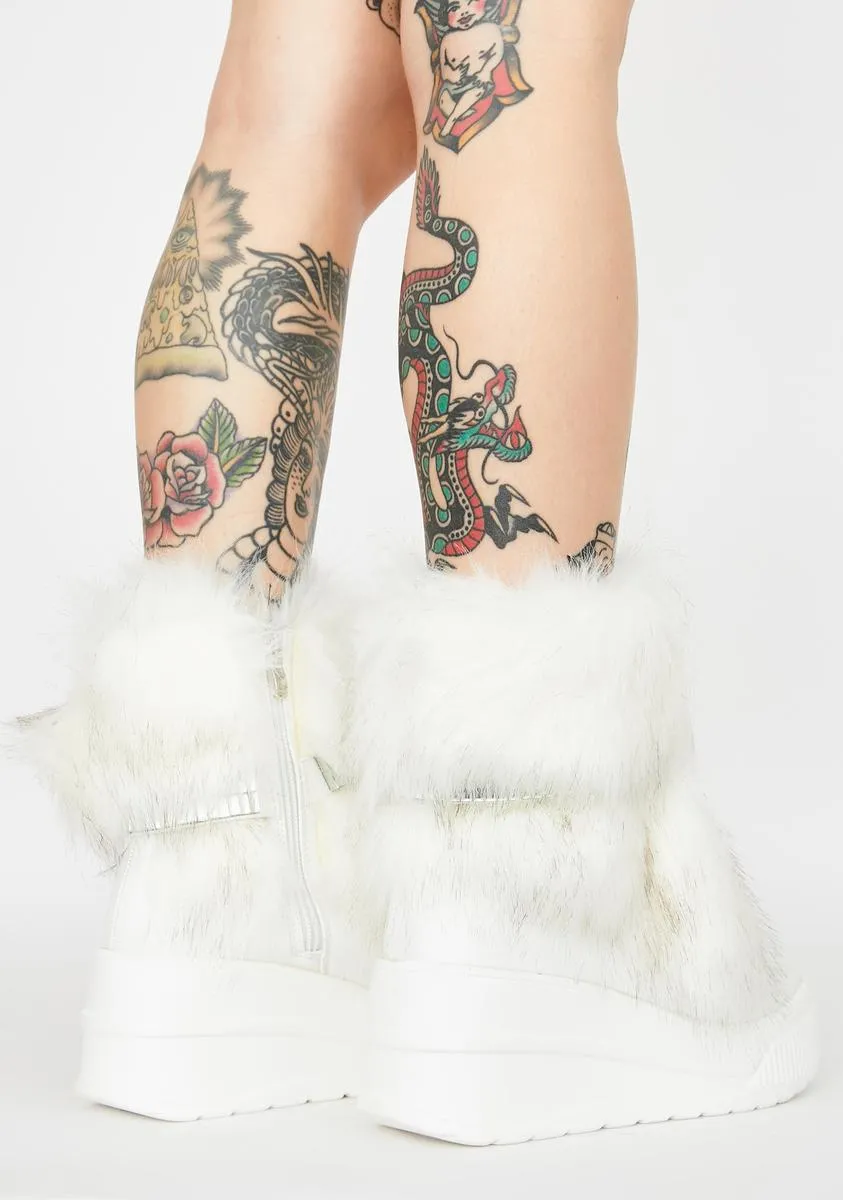 Abominable Baddie Faux Fur Boots