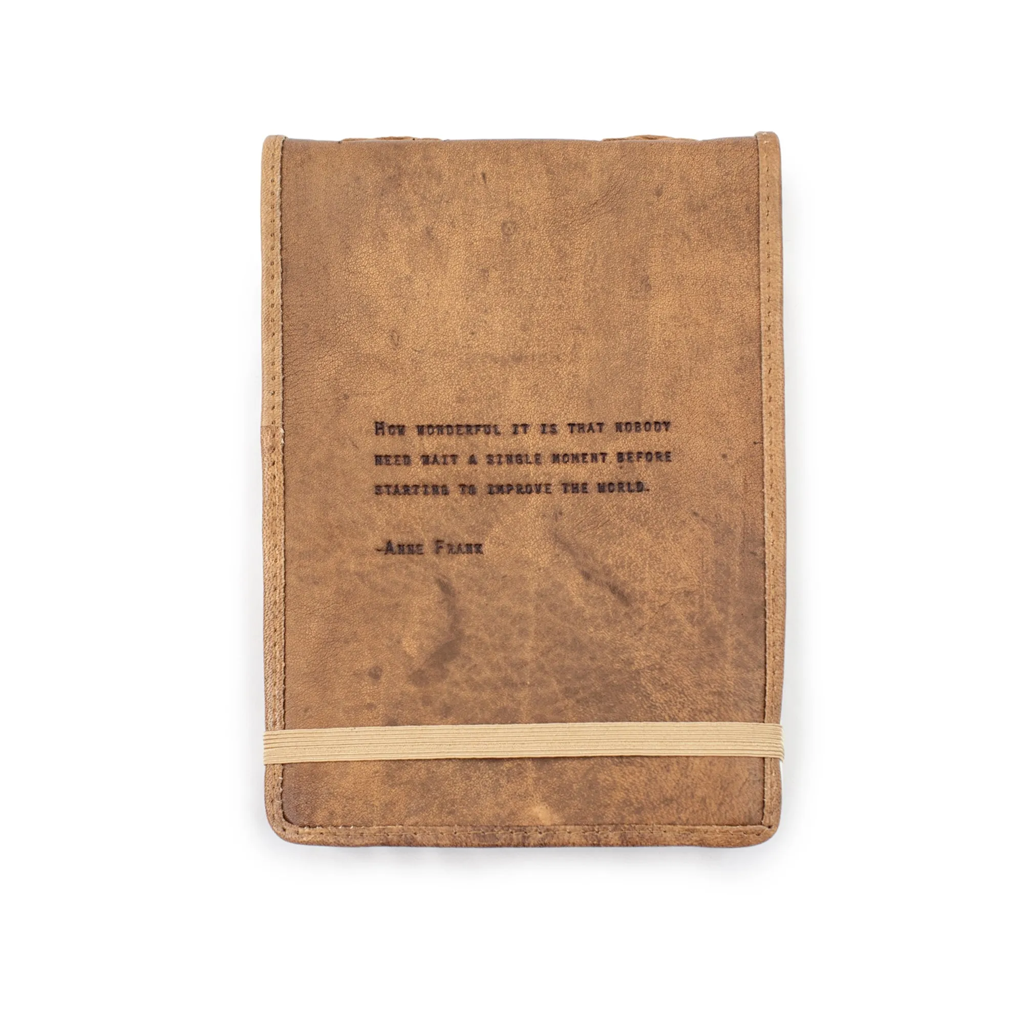 Vintage Leather Journal by Anne Frank