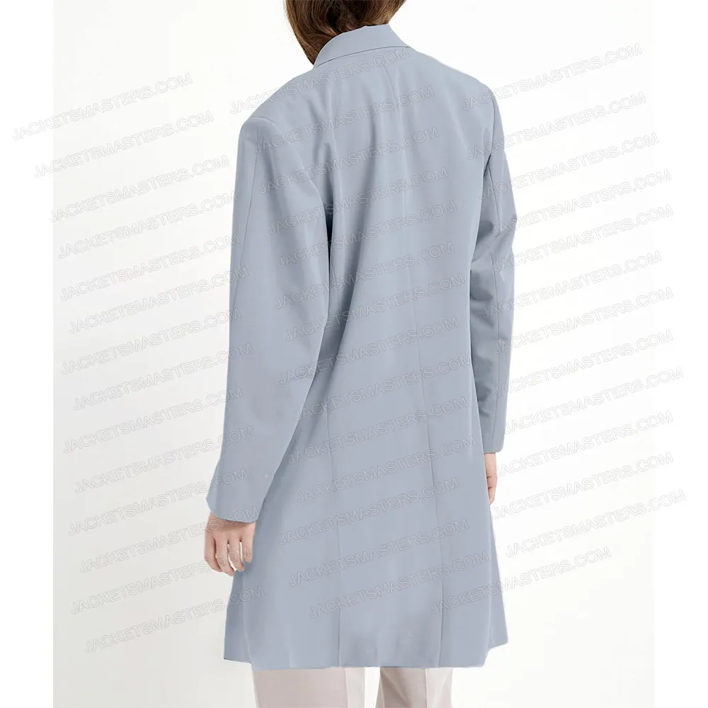 Archangel Gabriel Good Omens Grey Wool Coat