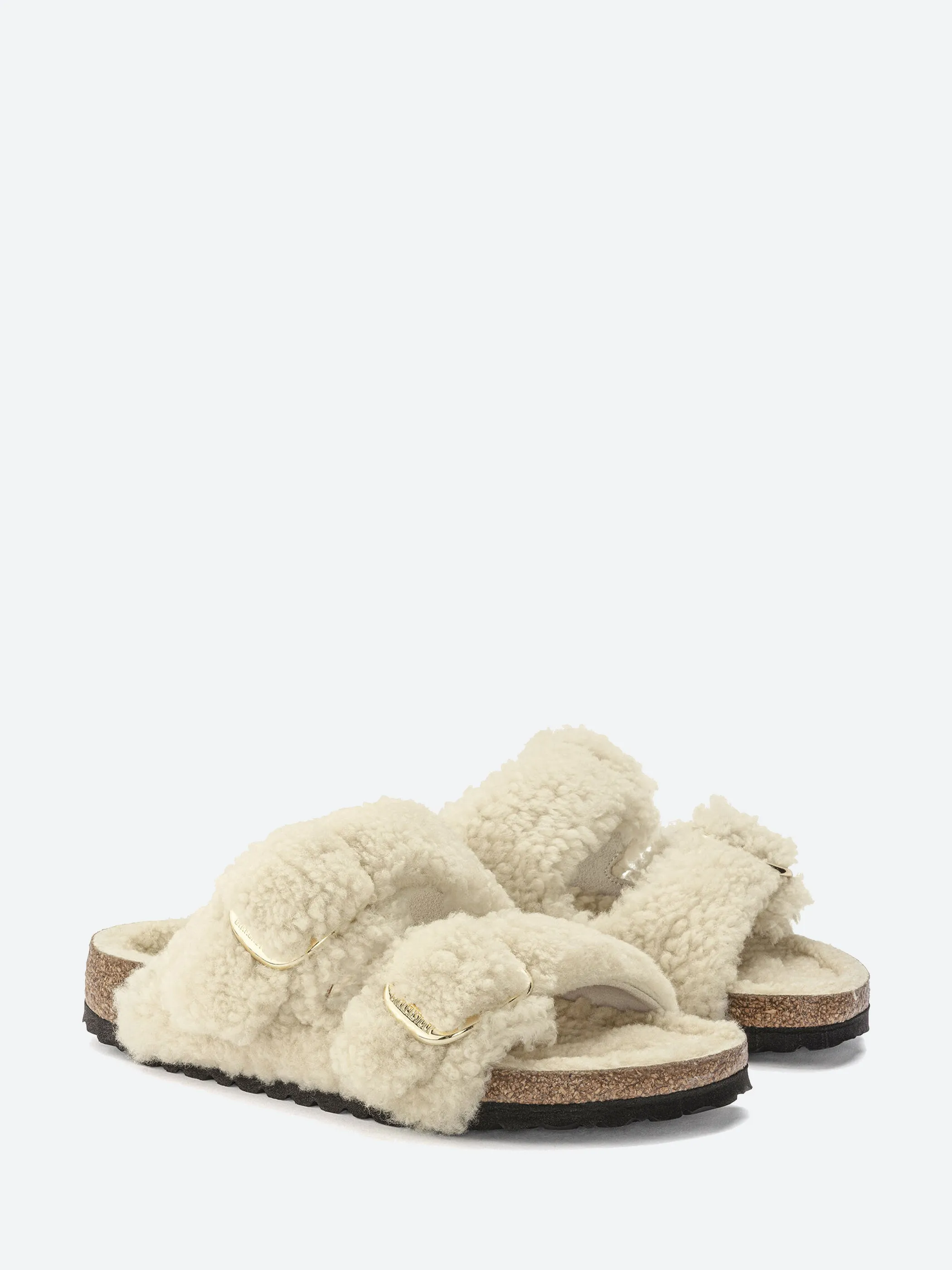 Arizona Shearling Boots with Big Buckle