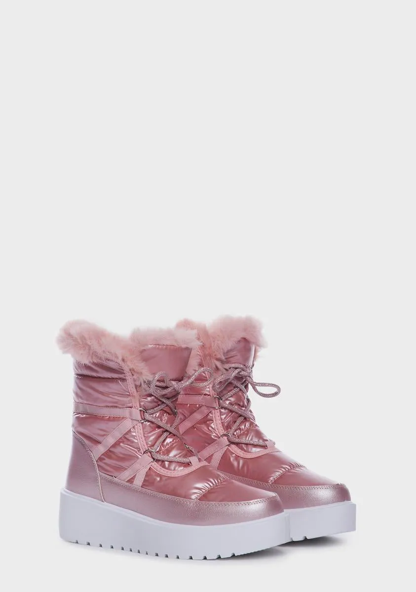 Atypical Weekend Faux Fur Boots