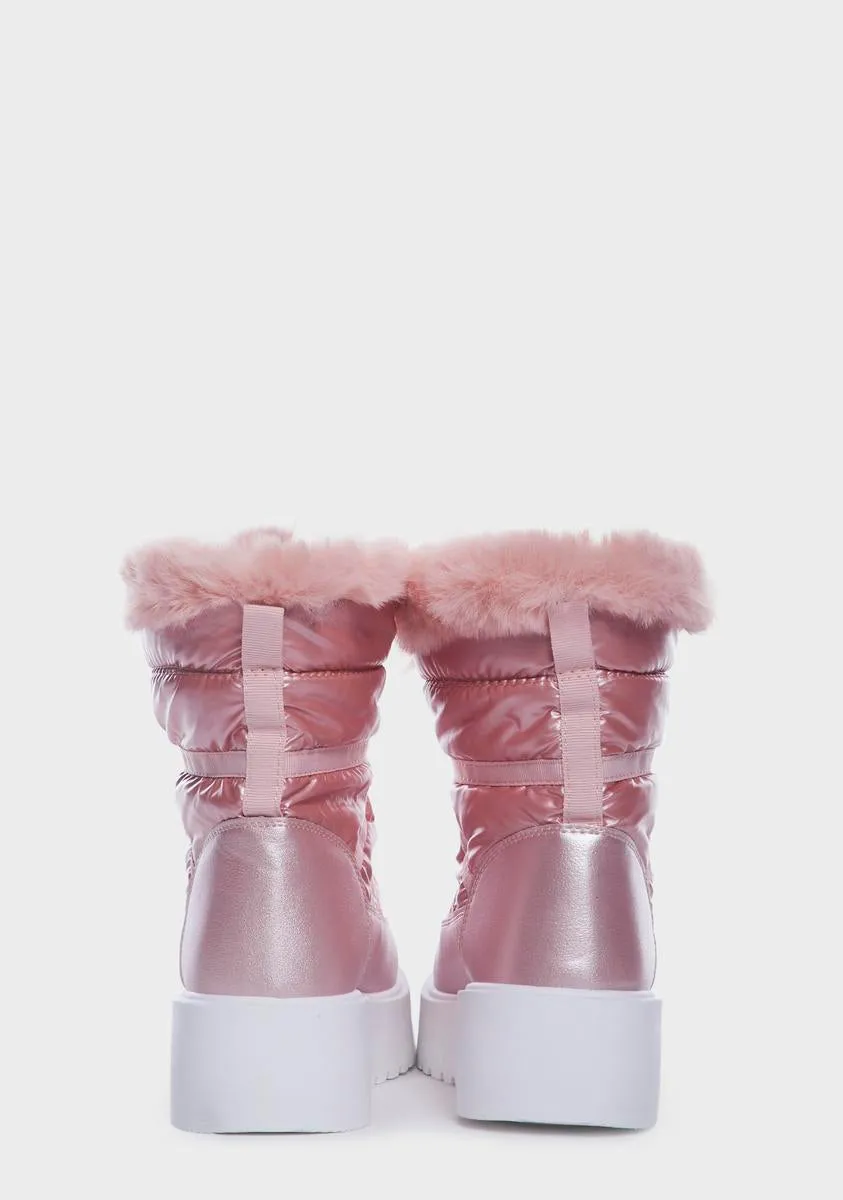 Atypical Weekend Faux Fur Boots