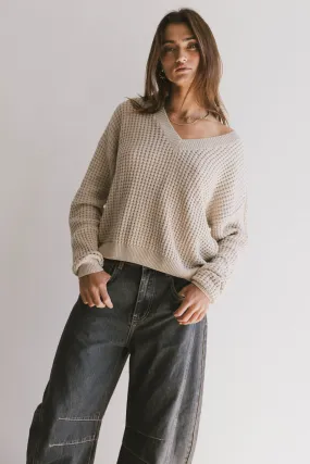 Beige Knit Sweater