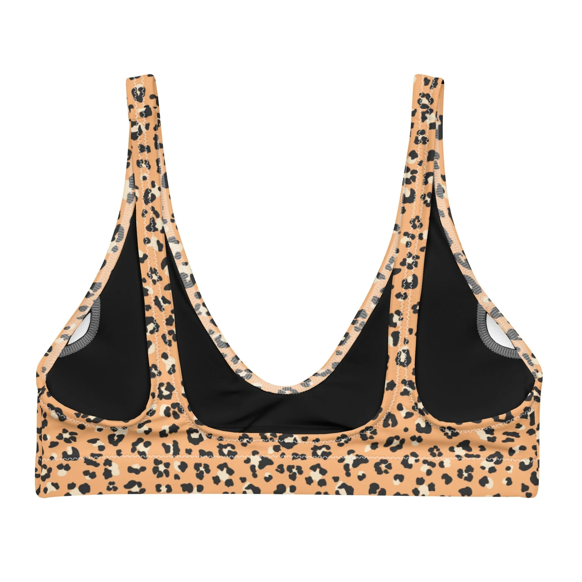 ORANGE LEOPARD Bikini Top