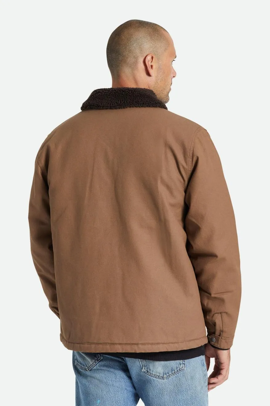 Beta Sherpa Lined Coaches Jacket in Desert Palm