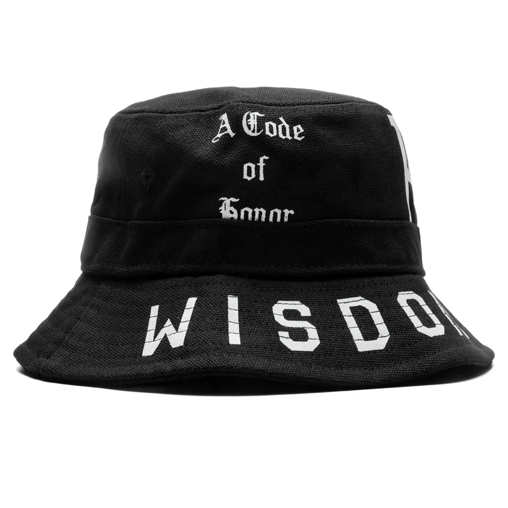 'Code of Honor Bucket Hat Black'