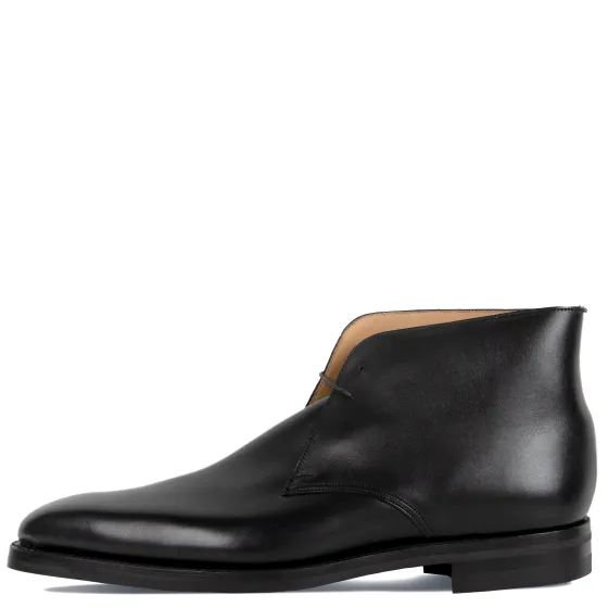 Tetbury Leather Ankle Boot in Black