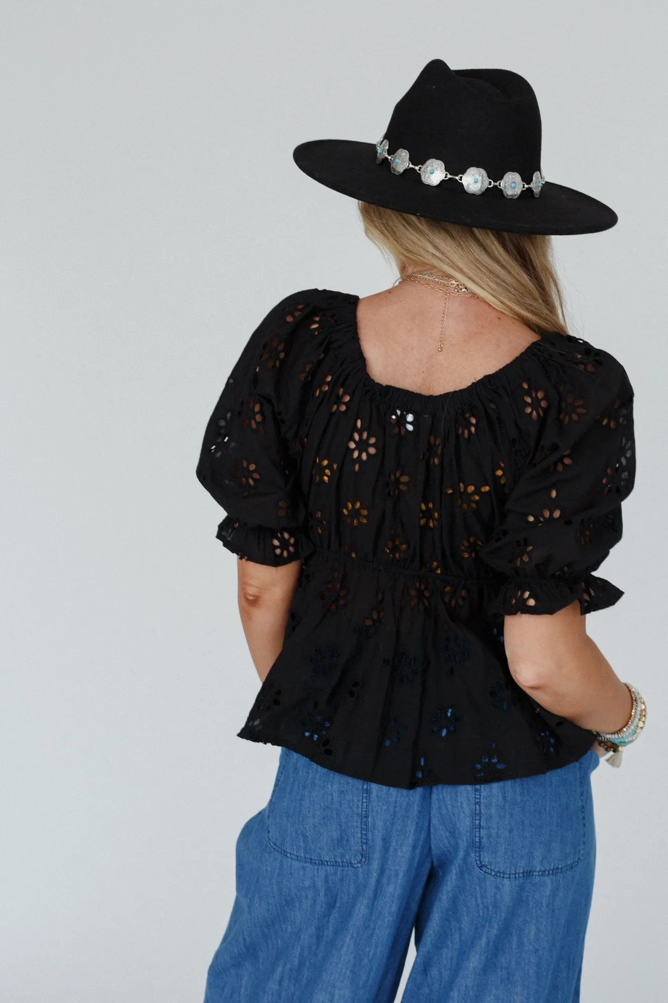 Black Love Embroidered Shirt