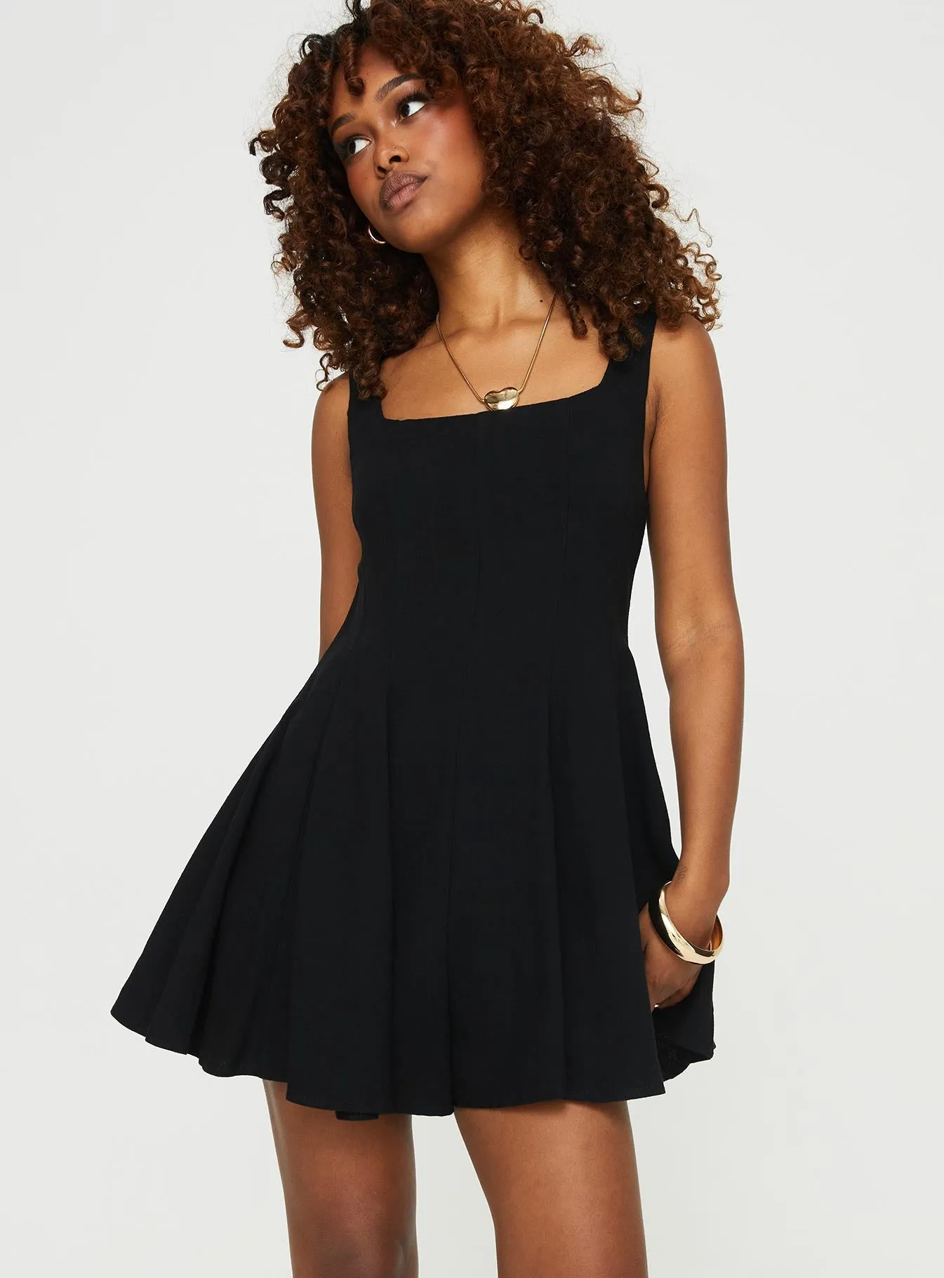 Black Remina Playsuit