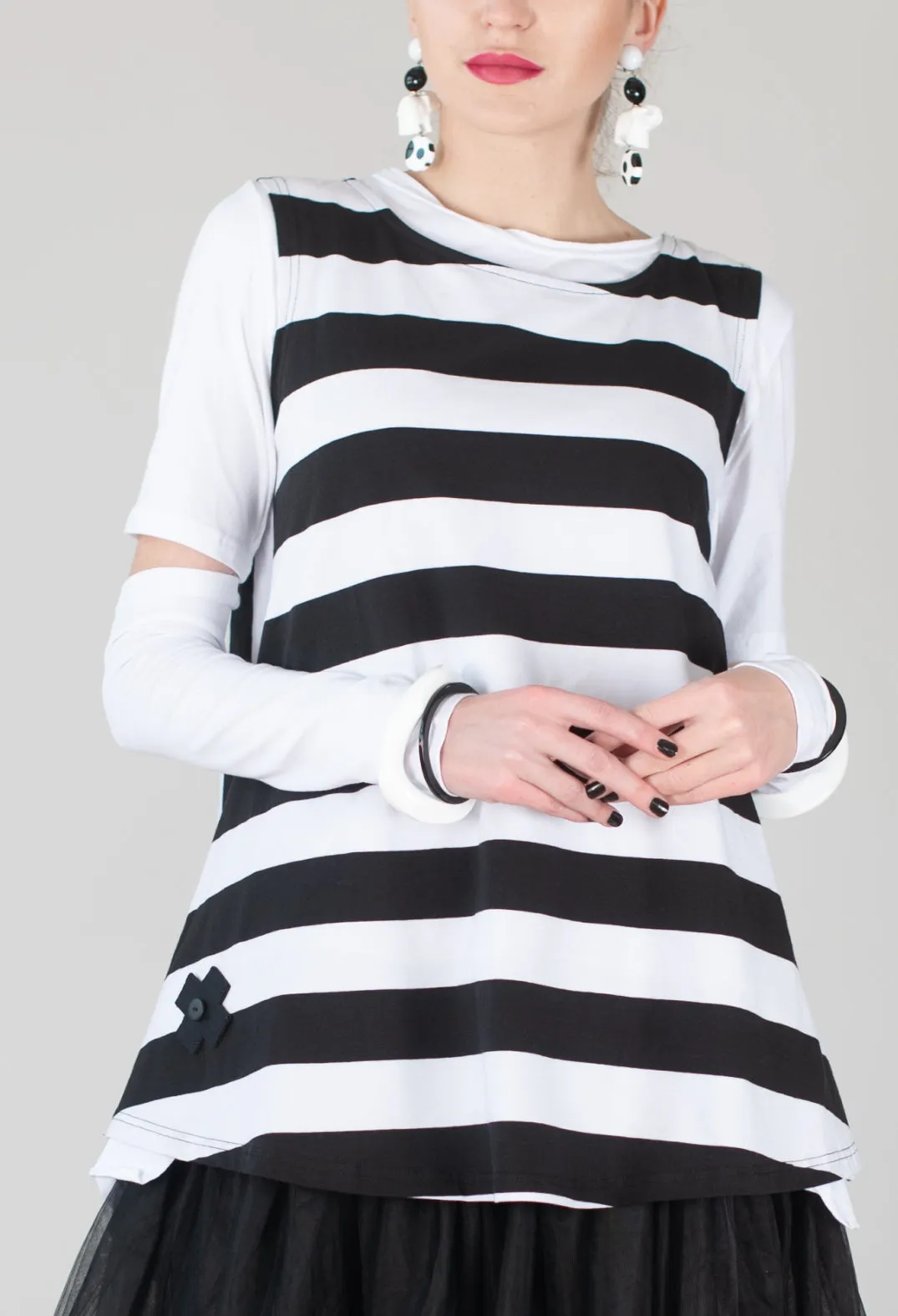 Block Stripe Vest Top