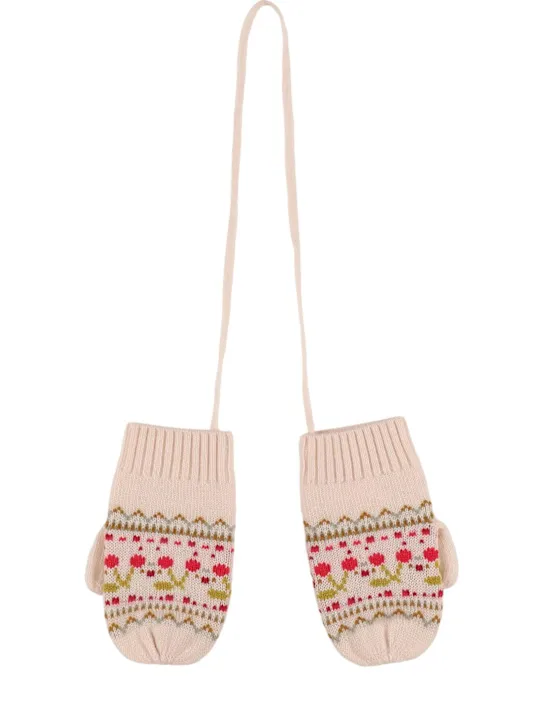 Bonpoint Wool knit mittens