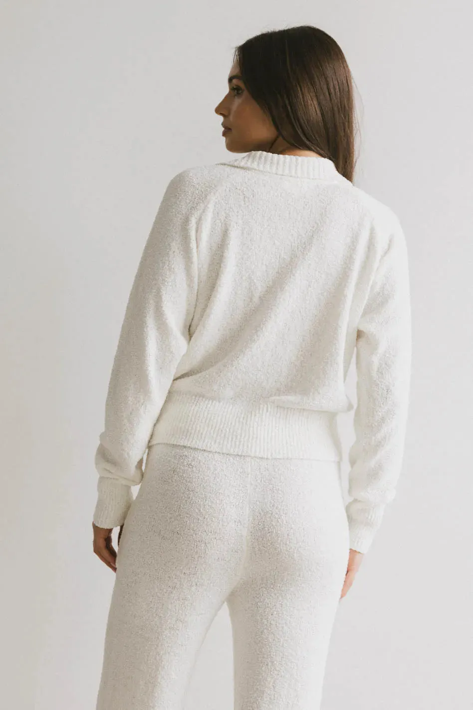 Breck Knit Sweater in Cream