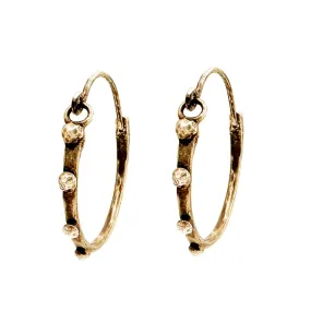 Bronze Hoop Earrings