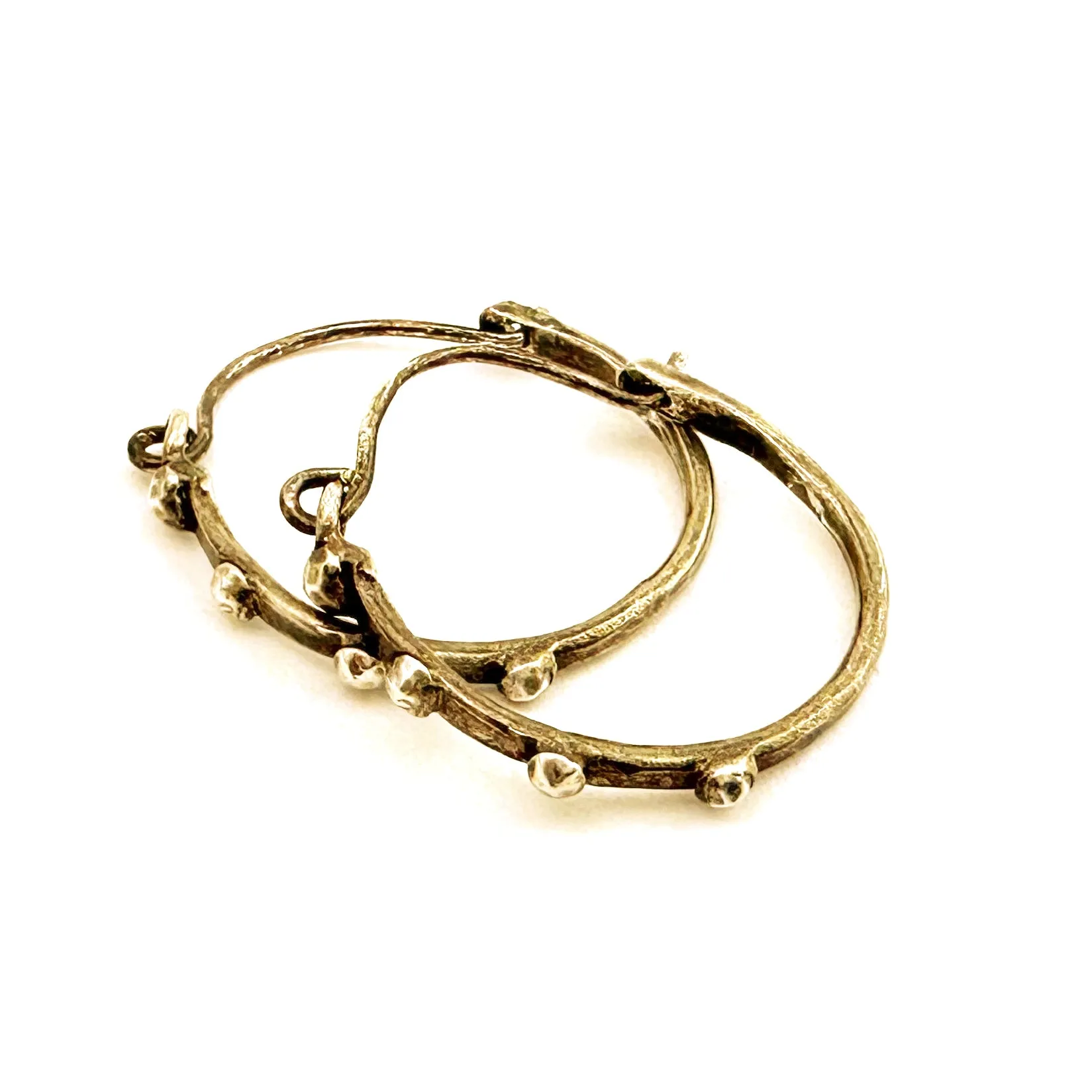 Bronze Hoop Earrings