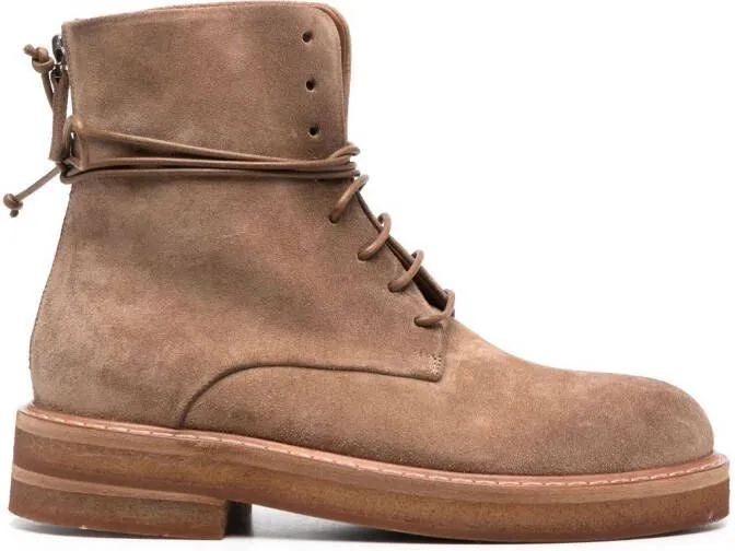 Brown Suede Marsèll Parrucca Ankle Boots