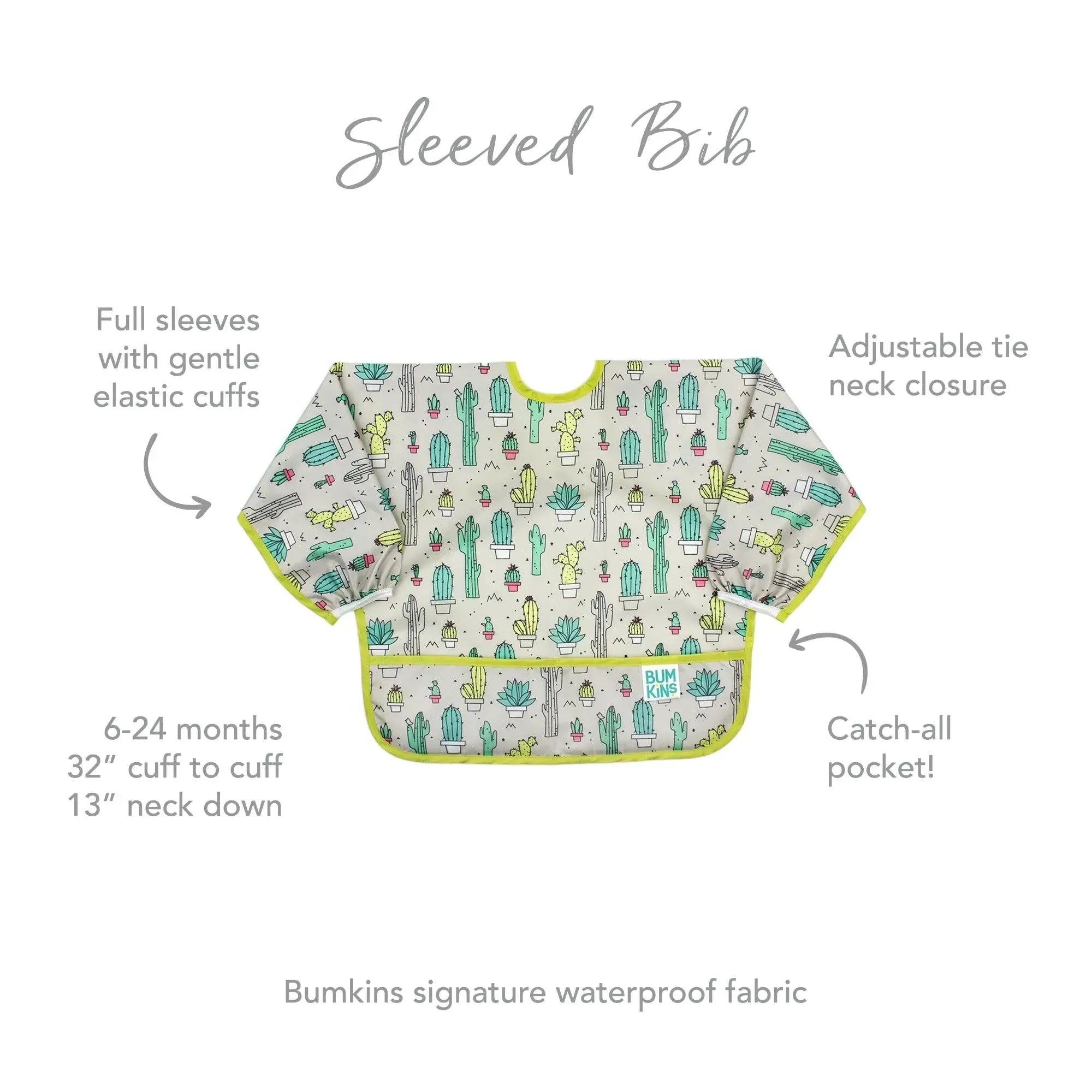 Sleeved Bib Cacti