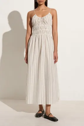 Trieste Stripe Mid-Length Dress called Carinna