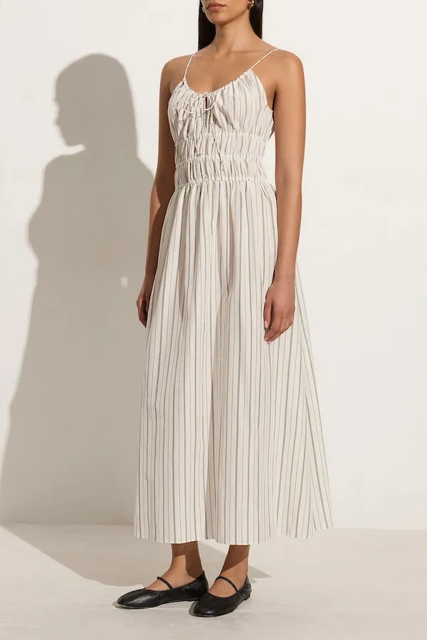 Trieste Stripe Mid-Length Dress called Carinna