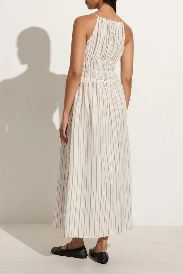 Trieste Stripe Mid-Length Dress called Carinna