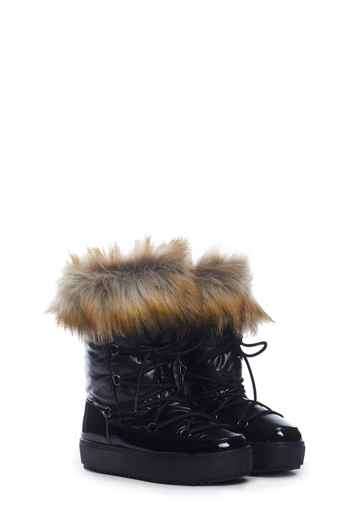 Chilly Reception Faux Fur Boots