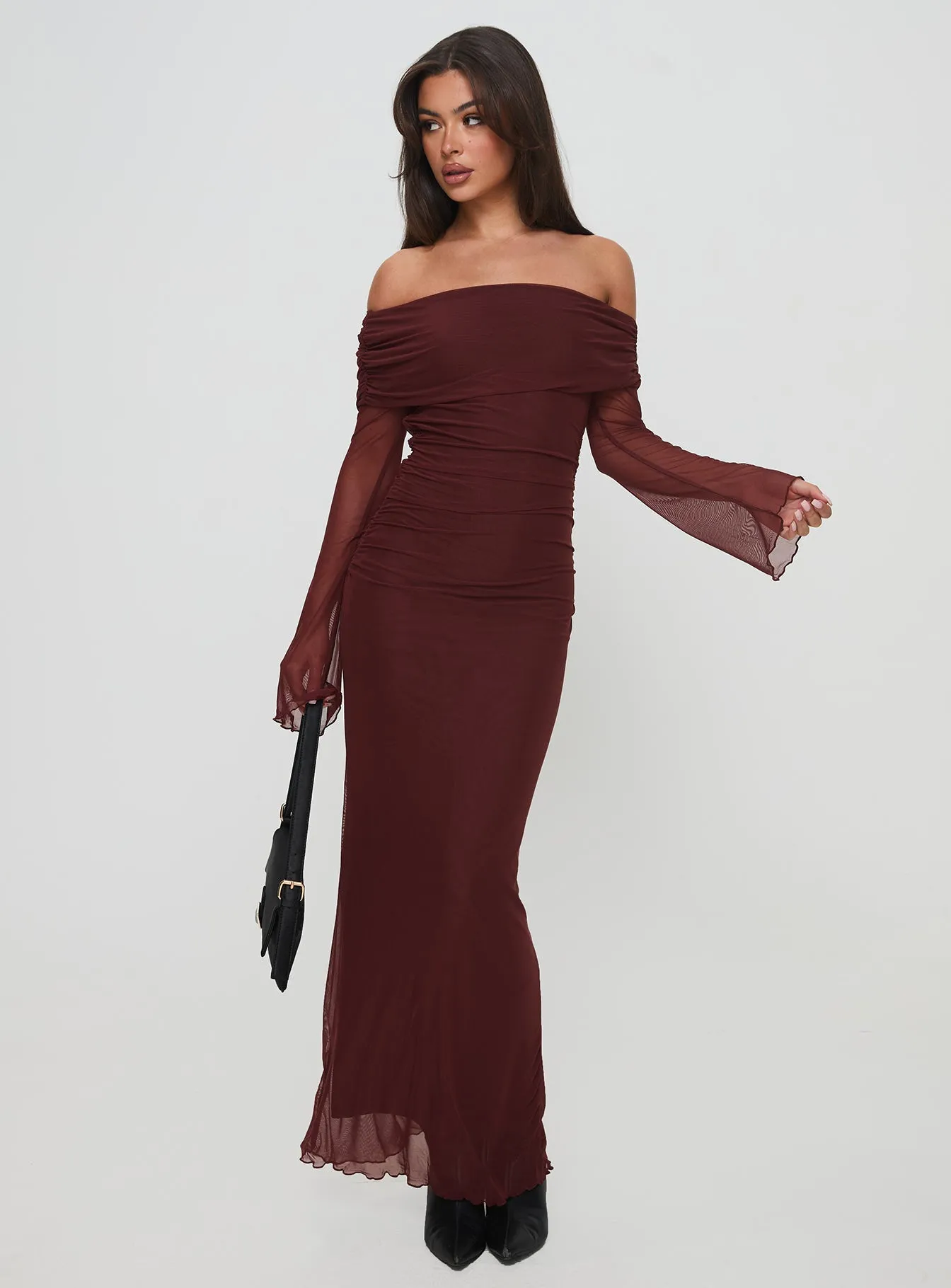 Chocolate Maxi Dress Consideration