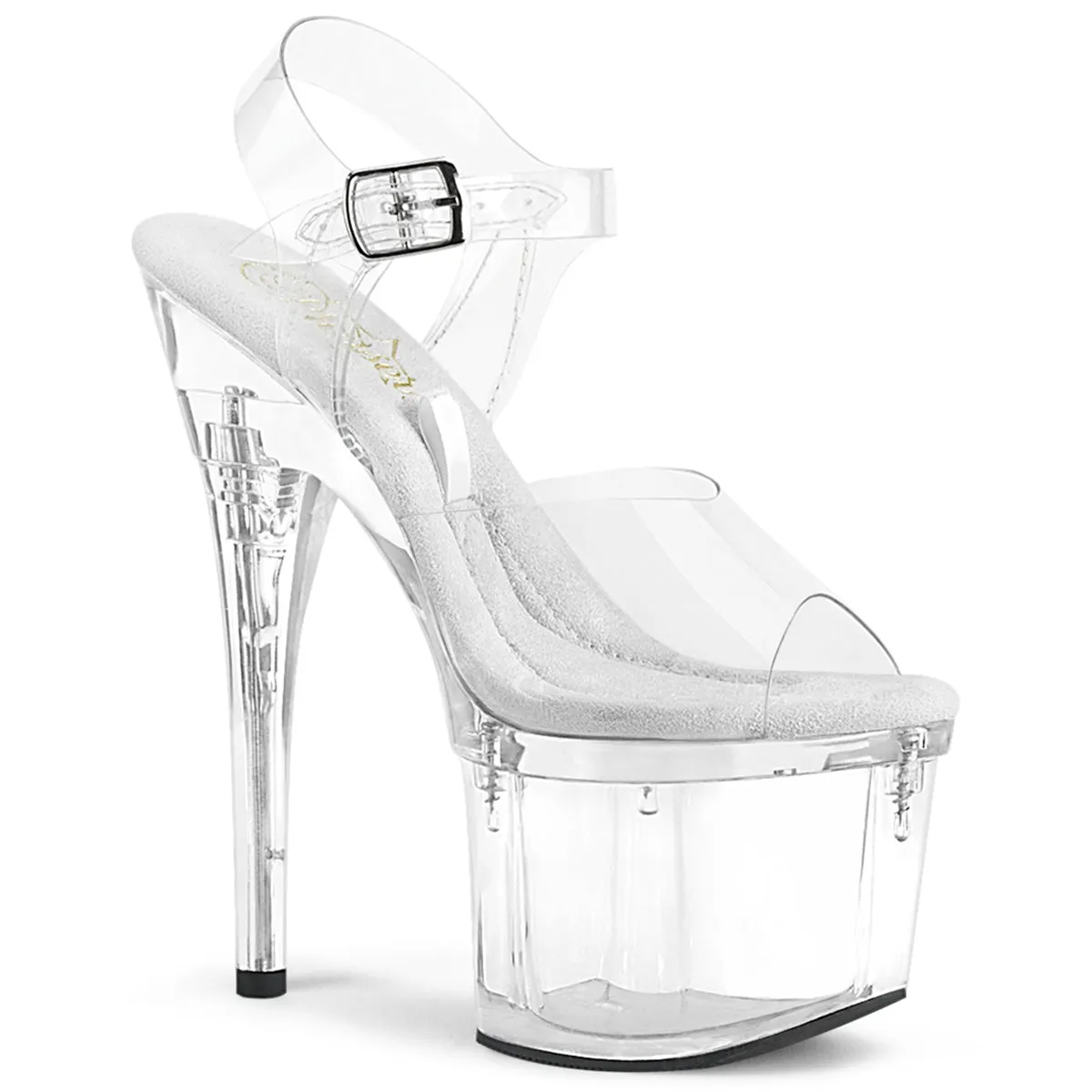 Clear TREASURE-708EST Heels