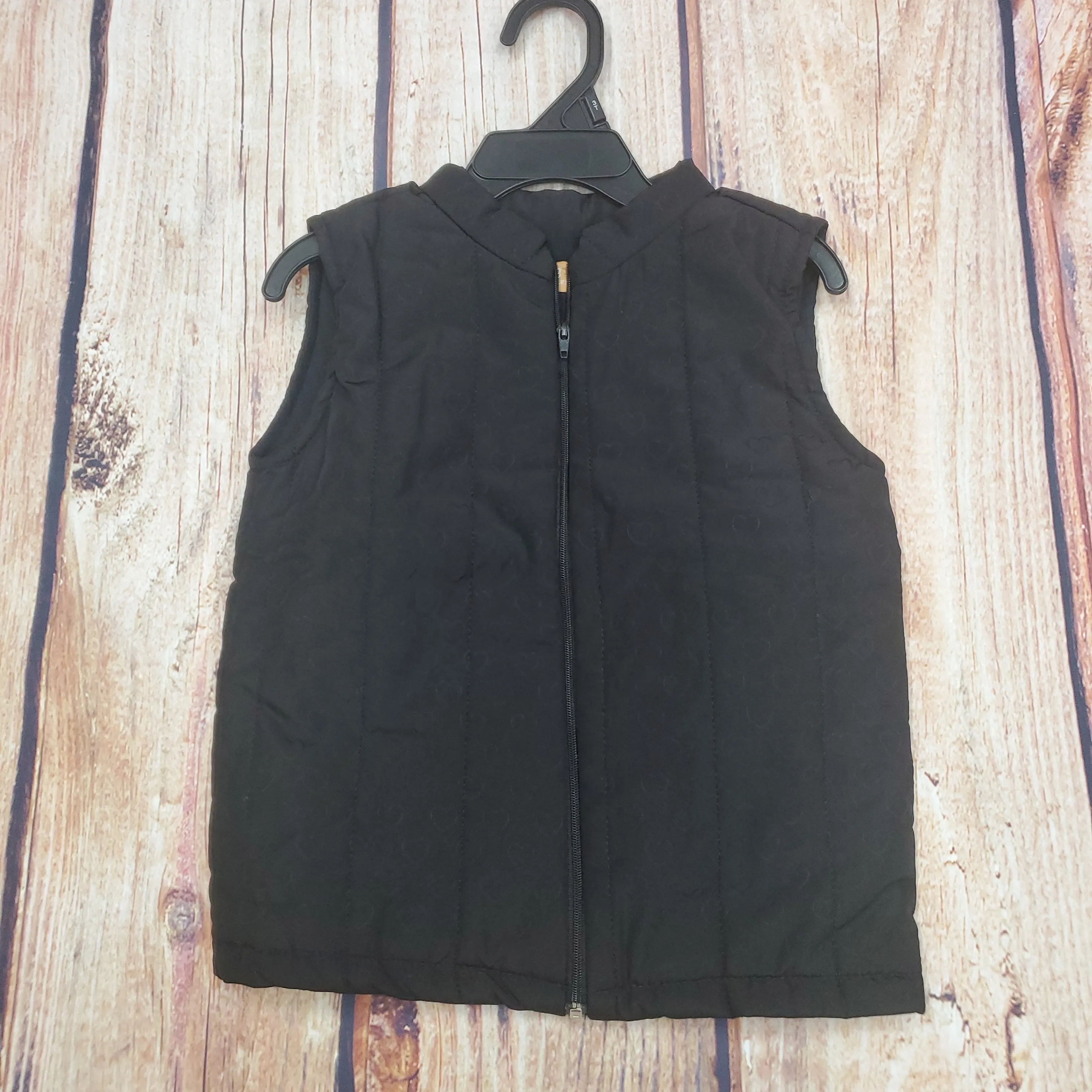 Clearance UP BABY Black Quilted Vest