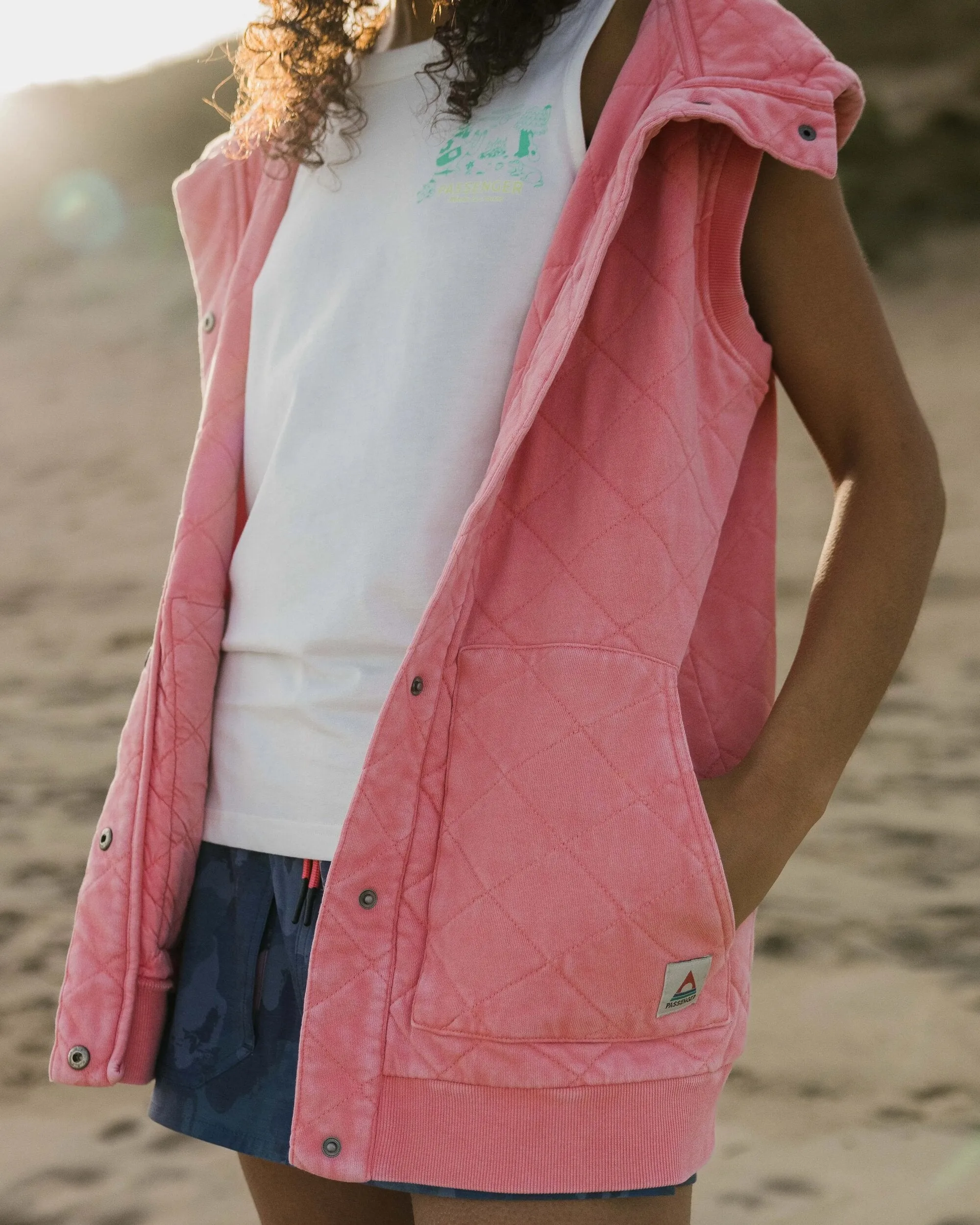 Clementine Recycled Quilted Vest