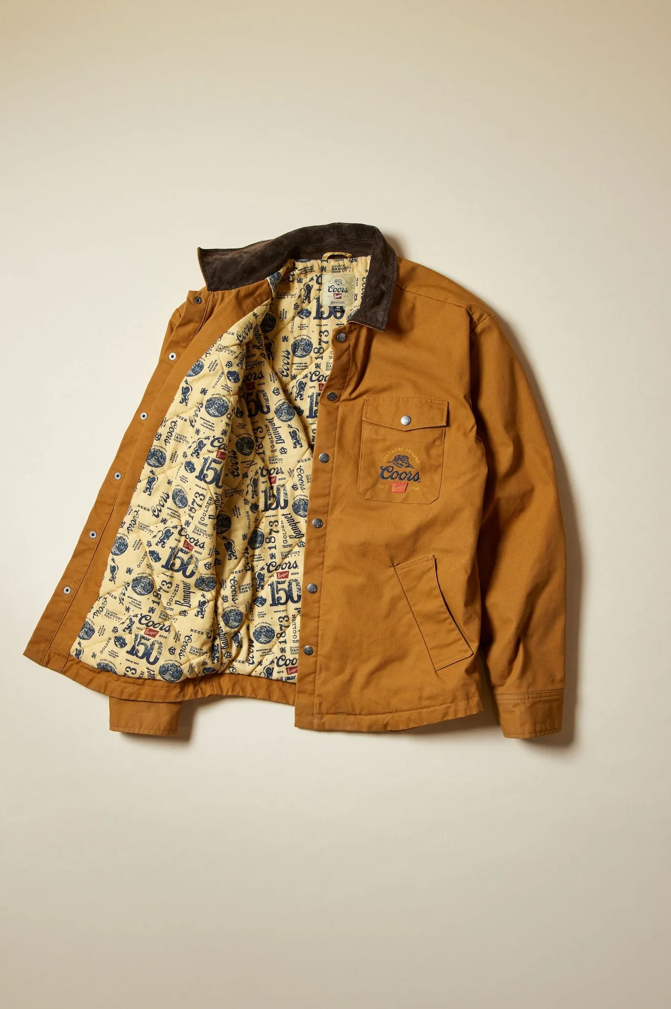 Coors 150 Lined Durham Jacket in Golden Brown