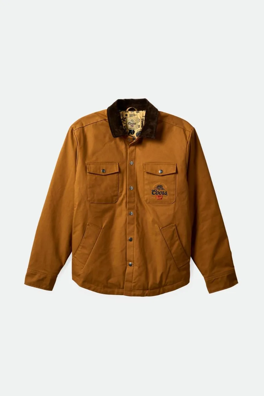 Coors 150 Lined Durham Jacket in Golden Brown