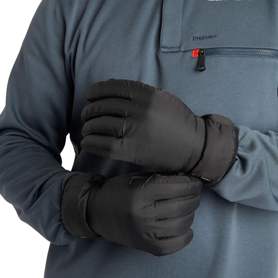 Black Insulated Cragg Gloves