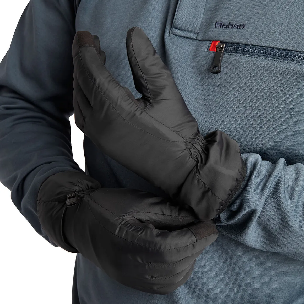 Black Insulated Cragg Gloves