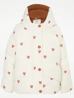 Cream Padded Coat