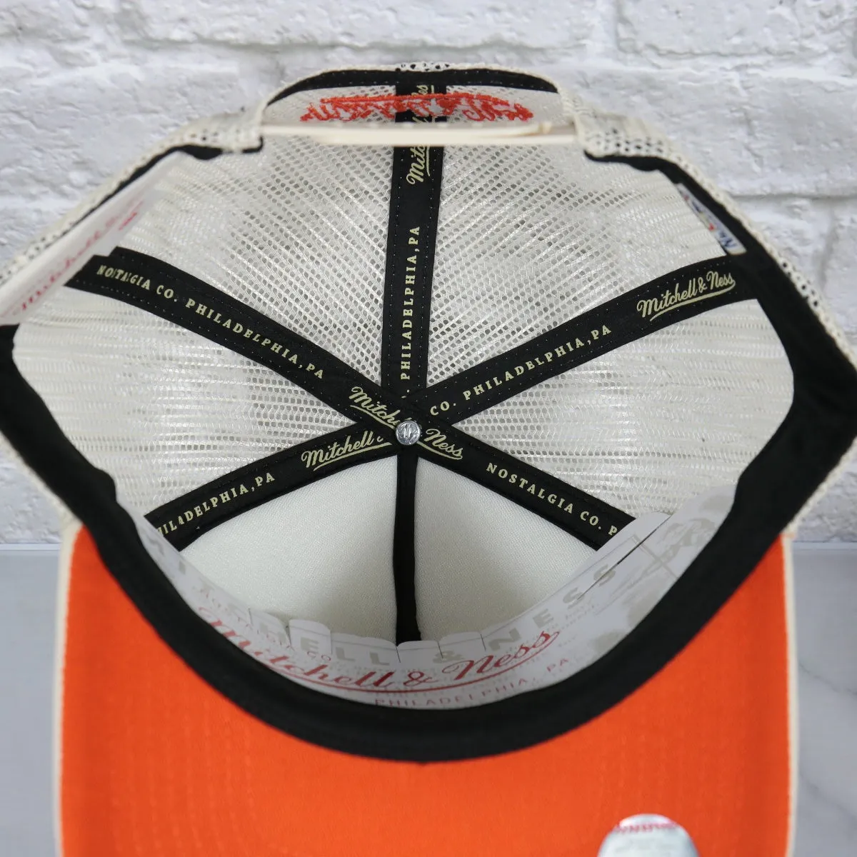 Detroit Tigers Cooperstown Evergreen Pro Orange Bottom and Off White Trucker Hat