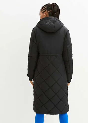 Diamond Quilted Coat by Look Again