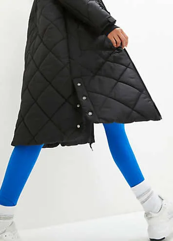 Diamond Quilted Coat by Look Again