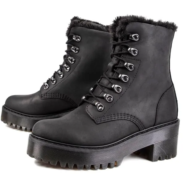 Doc Martens Leona Faux Fur Boots