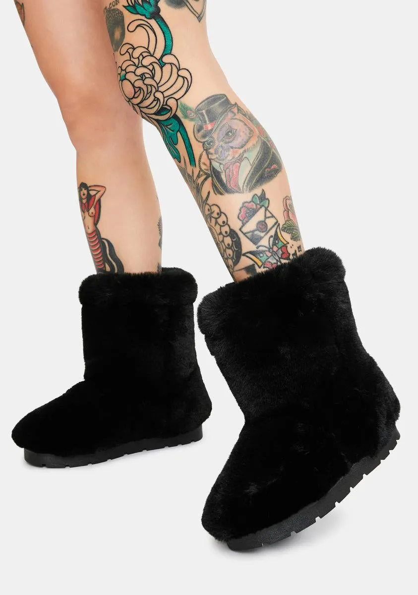 Don't Bother Me Faux Fur Boots