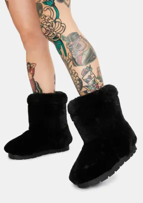 Don't Bother Me Faux Fur Boots