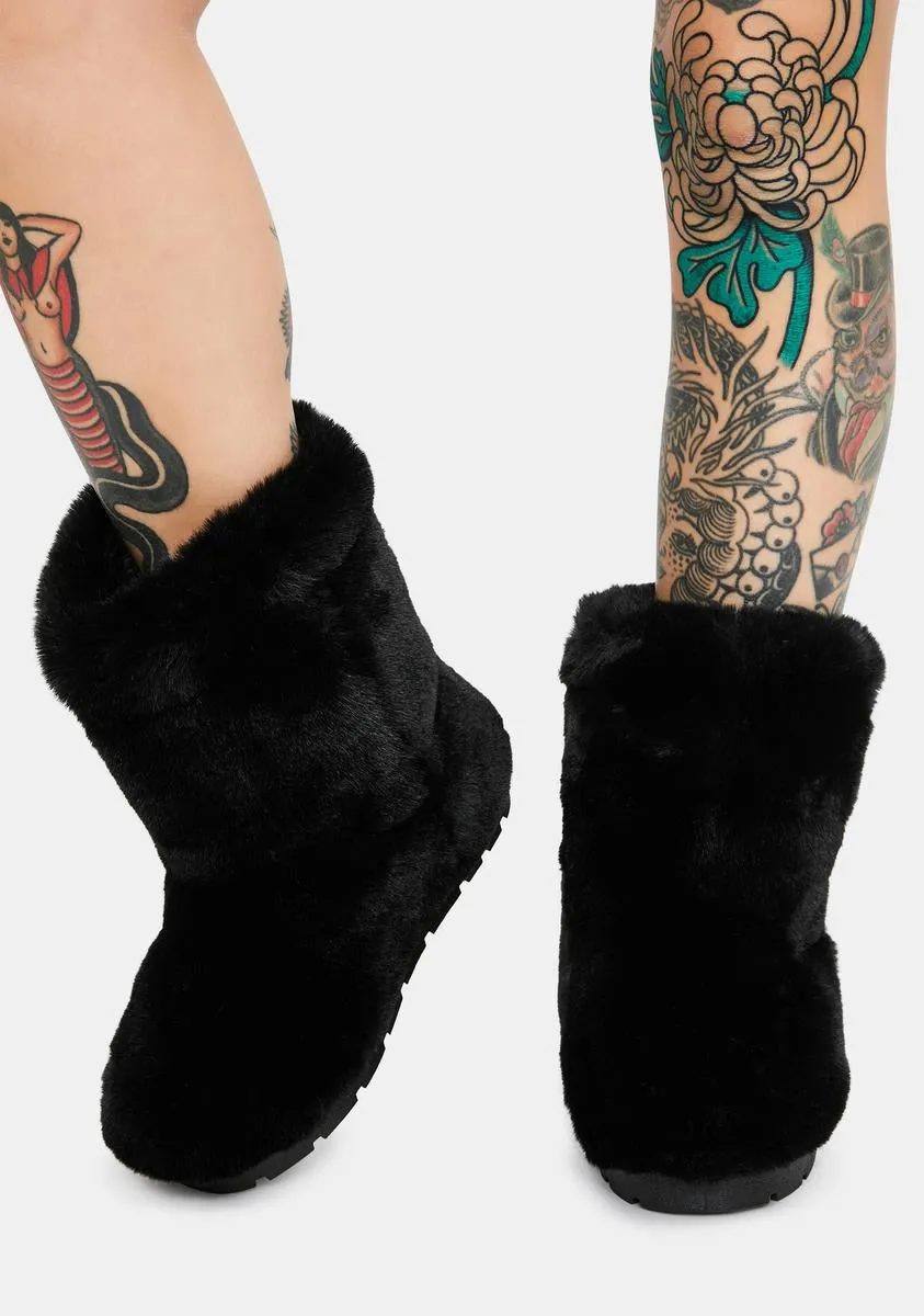 Don't Bother Me Faux Fur Boots