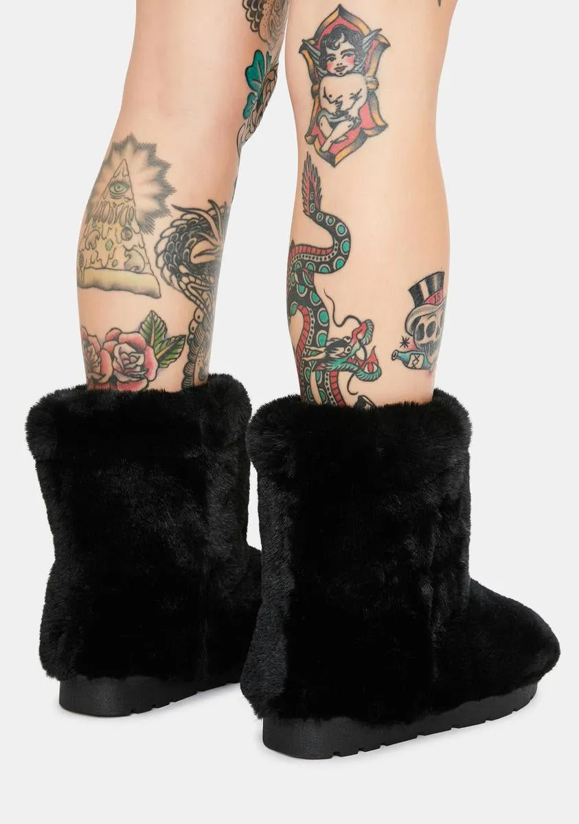 Don't Bother Me Faux Fur Boots