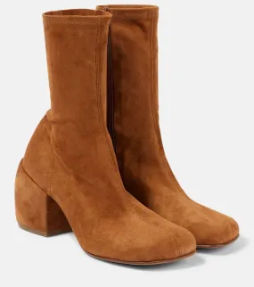 Dries Van Noten 65 Suede Ankle Boots