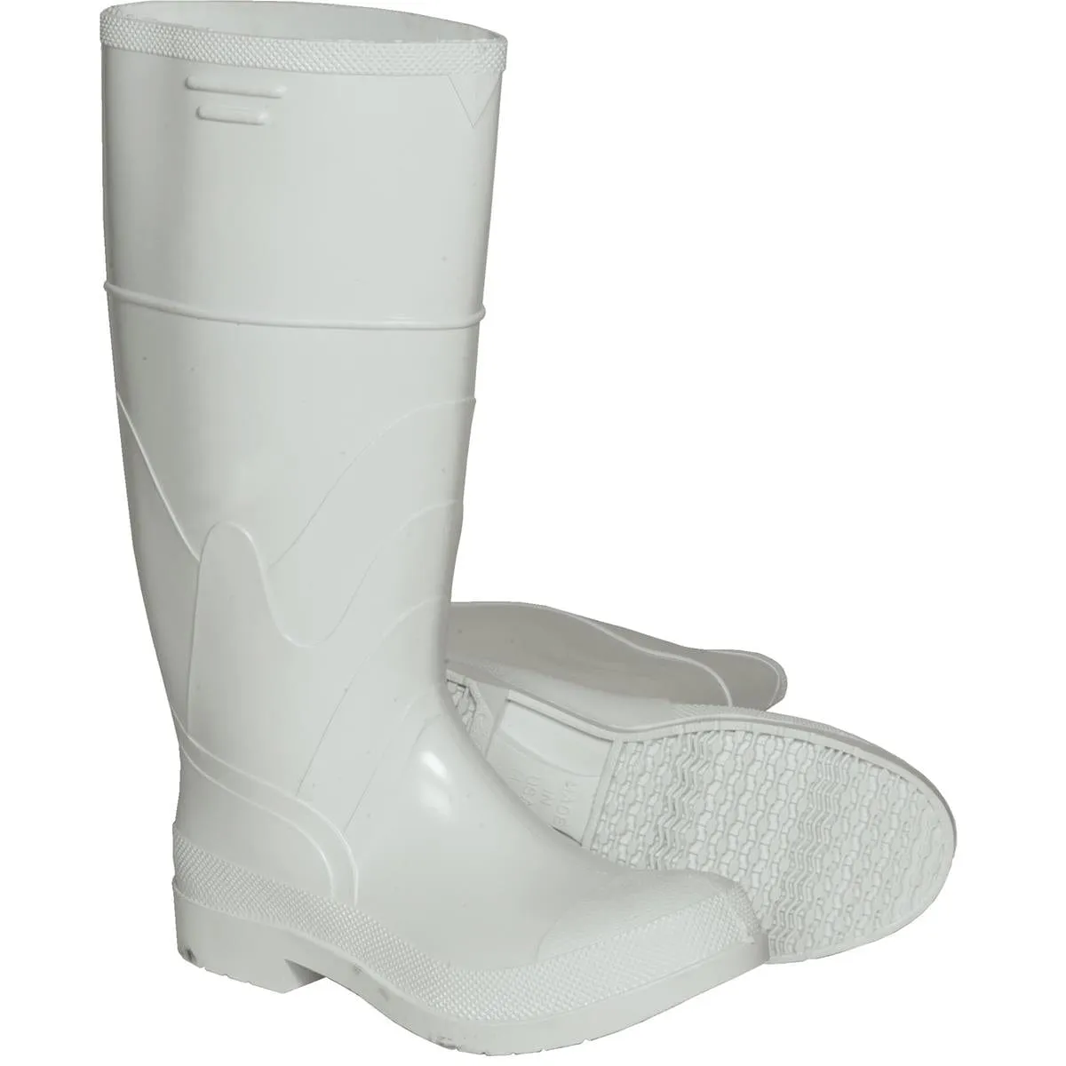 Dunlop White Waterproof Boots 16H Plain Toe