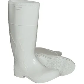 Dunlop White Waterproof Boots 16H Plain Toe