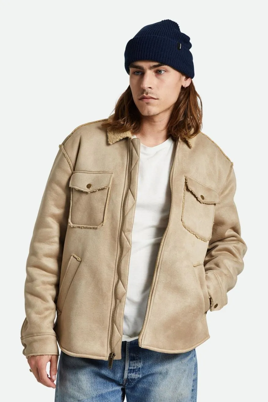 Sand Vegan Shearling Durham Reserve Coat