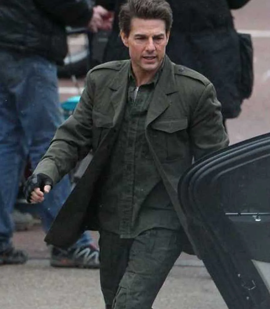 Edge of Tomorrow Tom Cruise Wool Coat